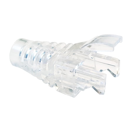 Quest Technology International Rj45 Modular Boots, Transparent, 50Pk - Cat5E (6.0Mm) NMB-1100